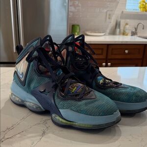 Nike Blue and Black Men's Shoes